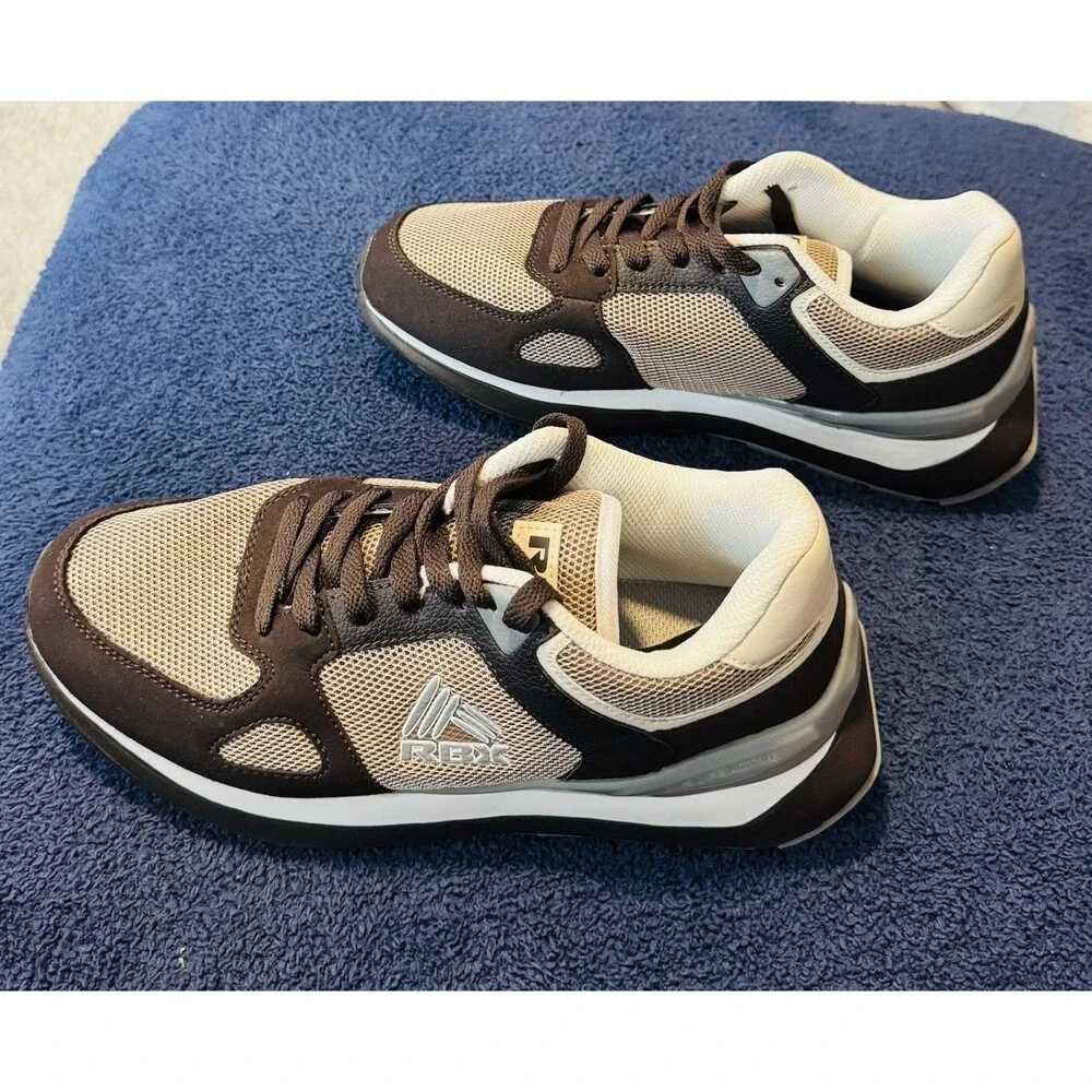 Reebok-RBX-Size 6-NEW-Brown/White/Grey-Athletic/Comfort